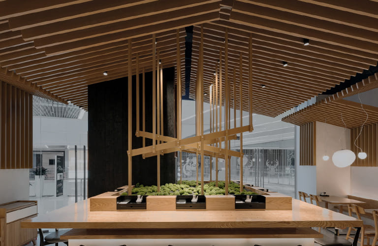 WOODEN BAFFLE CEILING SYSTEMS