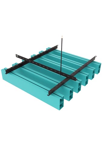 EXTRUSION BAFFLE CEILINGS